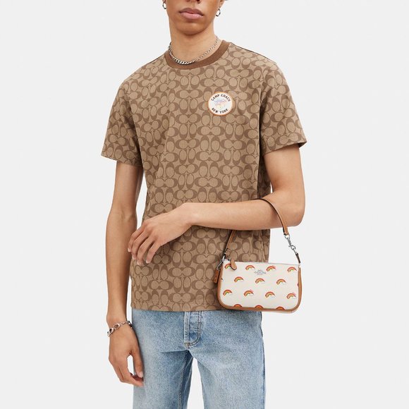 🌈 Coach Nolita 19 With Rainbow Print - Picture 6 of 12